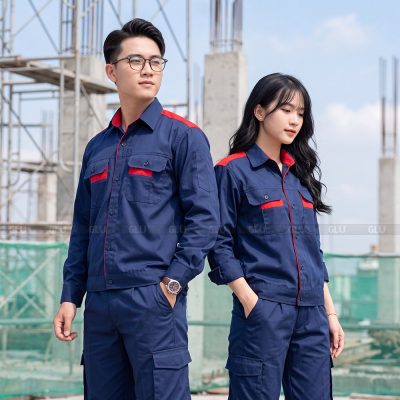Đồng phục bảo hộ lao động có sẵn đẹp cho công ty 1