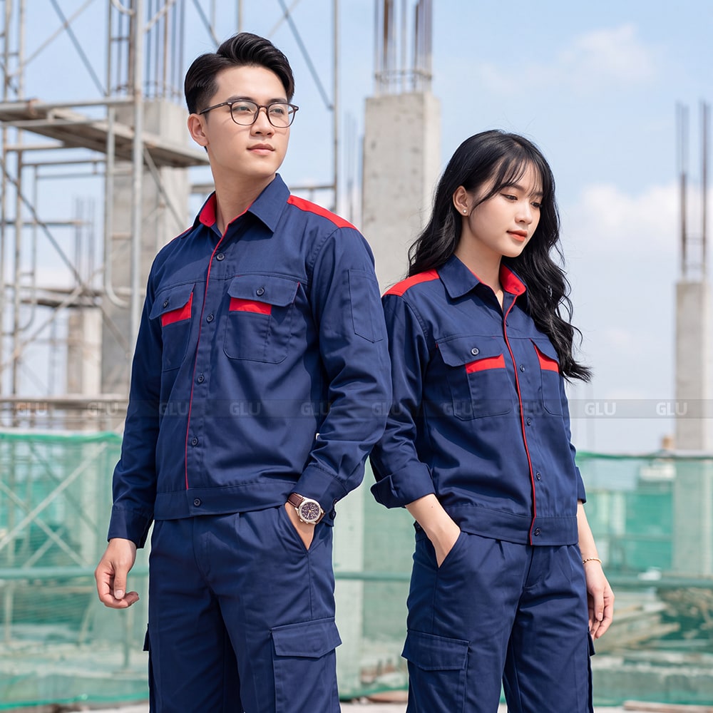 Đồng phục bảo hộ lao động có sẵn đẹp cho công ty 1
