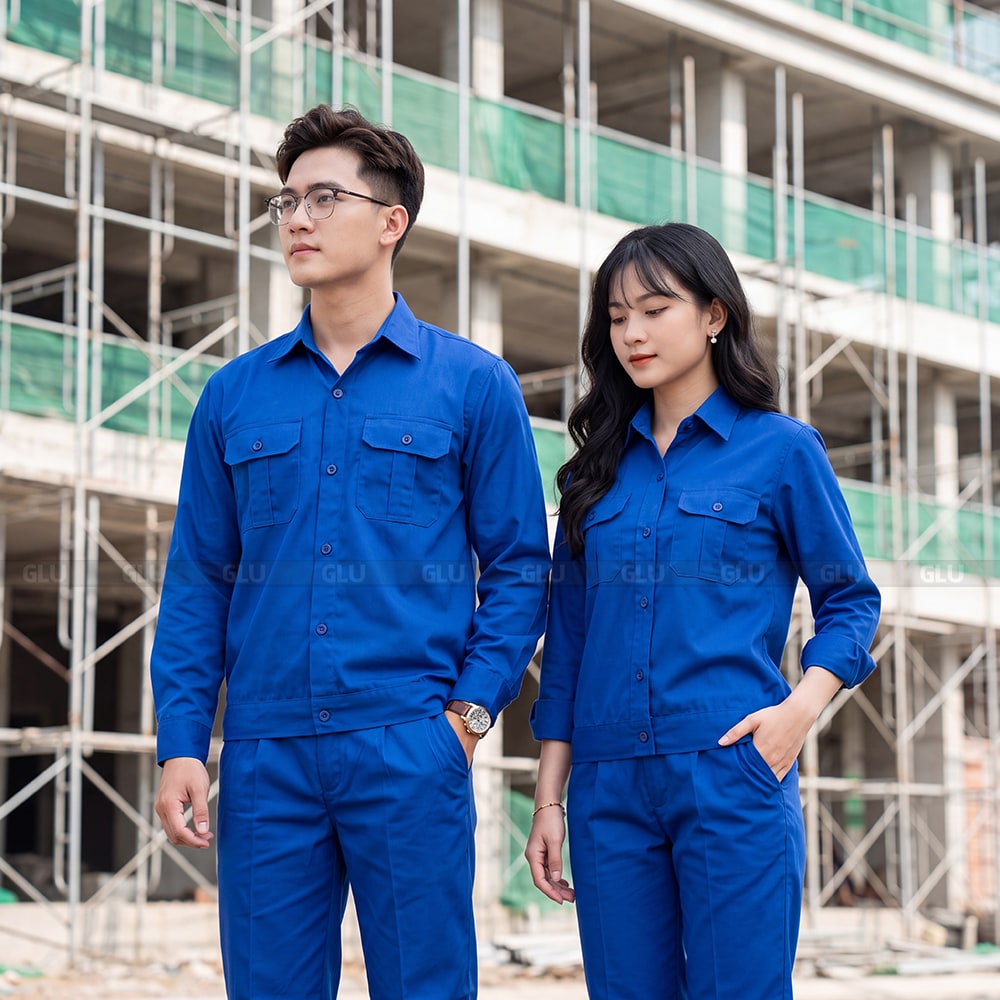 Đồng phục bảo hộ lao động may sẵn đa dạng màu sắc 2