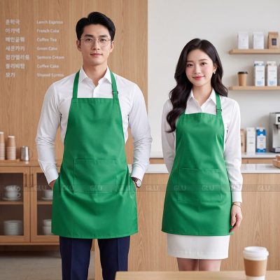 Đồng phục tạp dề may sẵn đẹp, đủ size 2