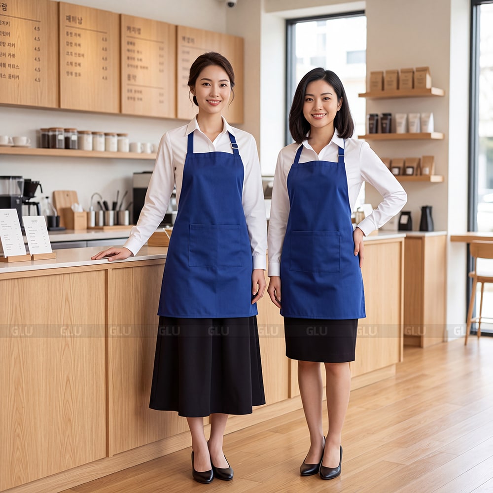 Mẫu tạp dề may sẵn đẹp cho doanh nghiệp 1