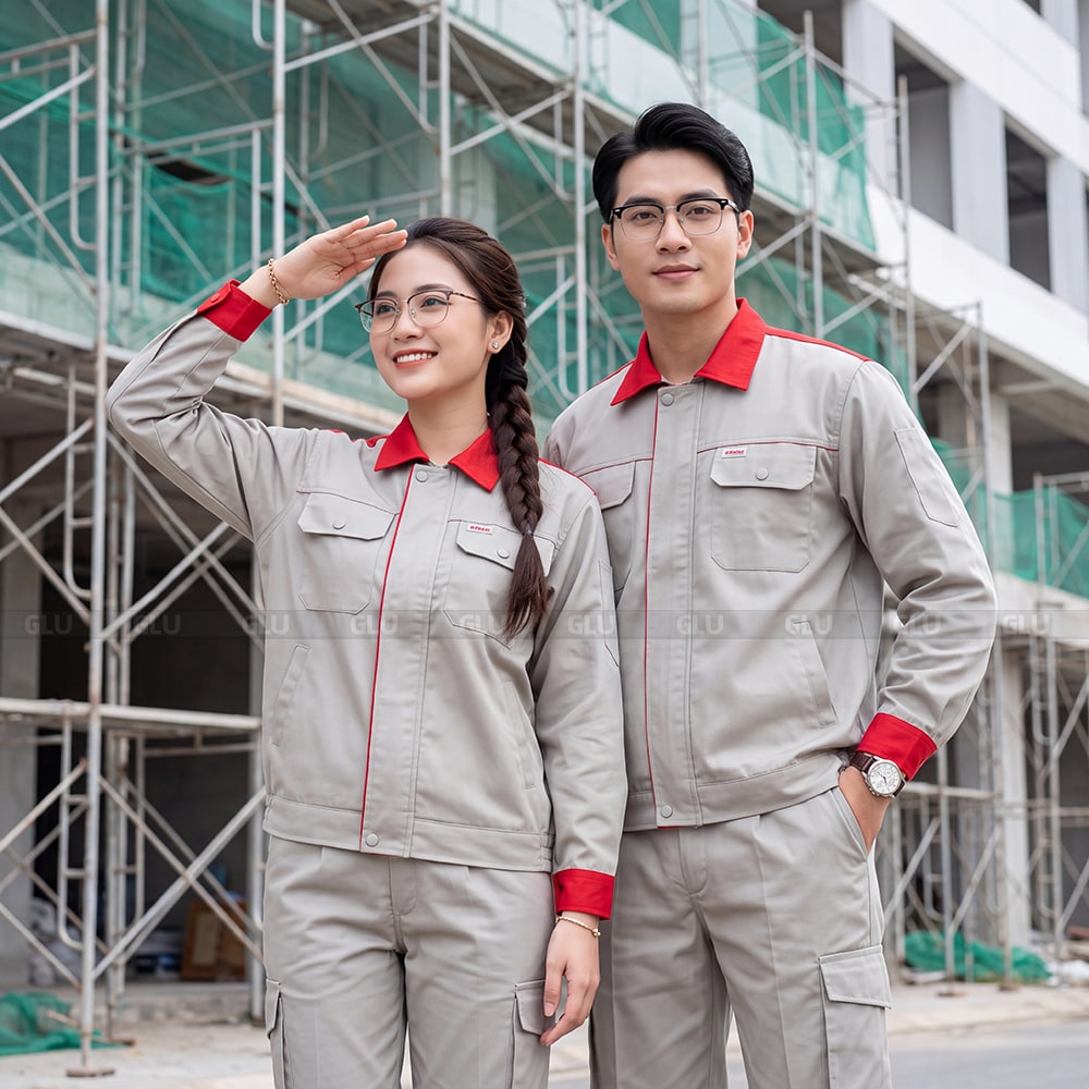 Quần áo bảo hộ lao động may sẵn giá xưởng 5