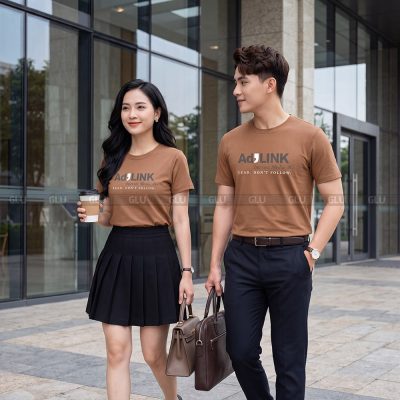 Áo cổ tròn may sẵn vải Cotton 4 chiều siêu bền màu 5