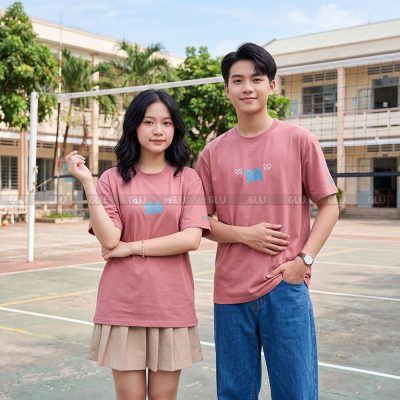 Áo lớp cổ tròn đẹp trẻ trung 2