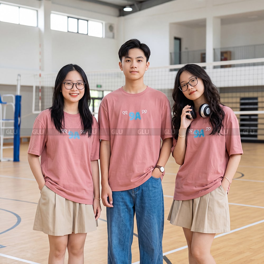 Áo lớp cổ tròn đẹp trẻ trung 4