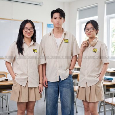 Áo lớp sơ mi trắng thanh lịch hiện đại 5
