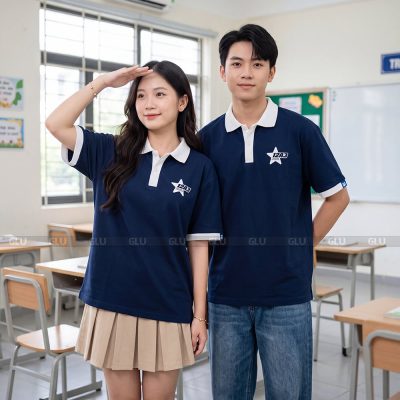 Áo phông đồng phục lớp 12A3 thiết kế riêng 7