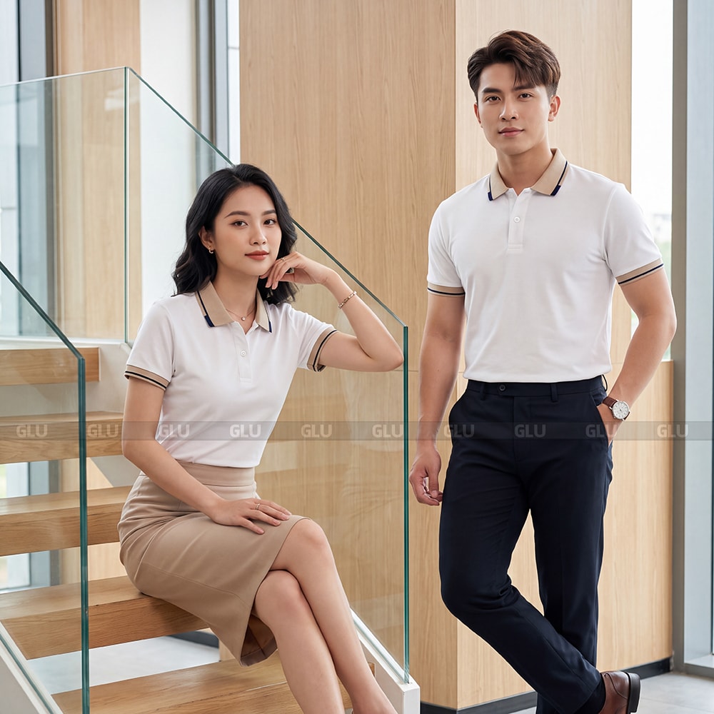 Áo polo đồng phục công ty có sẵn chuyên nghiệp 7