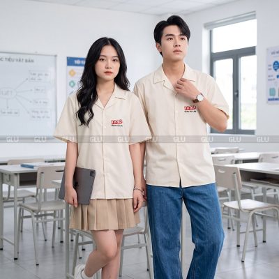 Áo sơ mi đồng phục lớp đẹp phong cách hiện đại 4