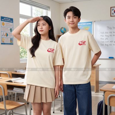 Áo thun áo lớp A2 phong cách hiện đại 8