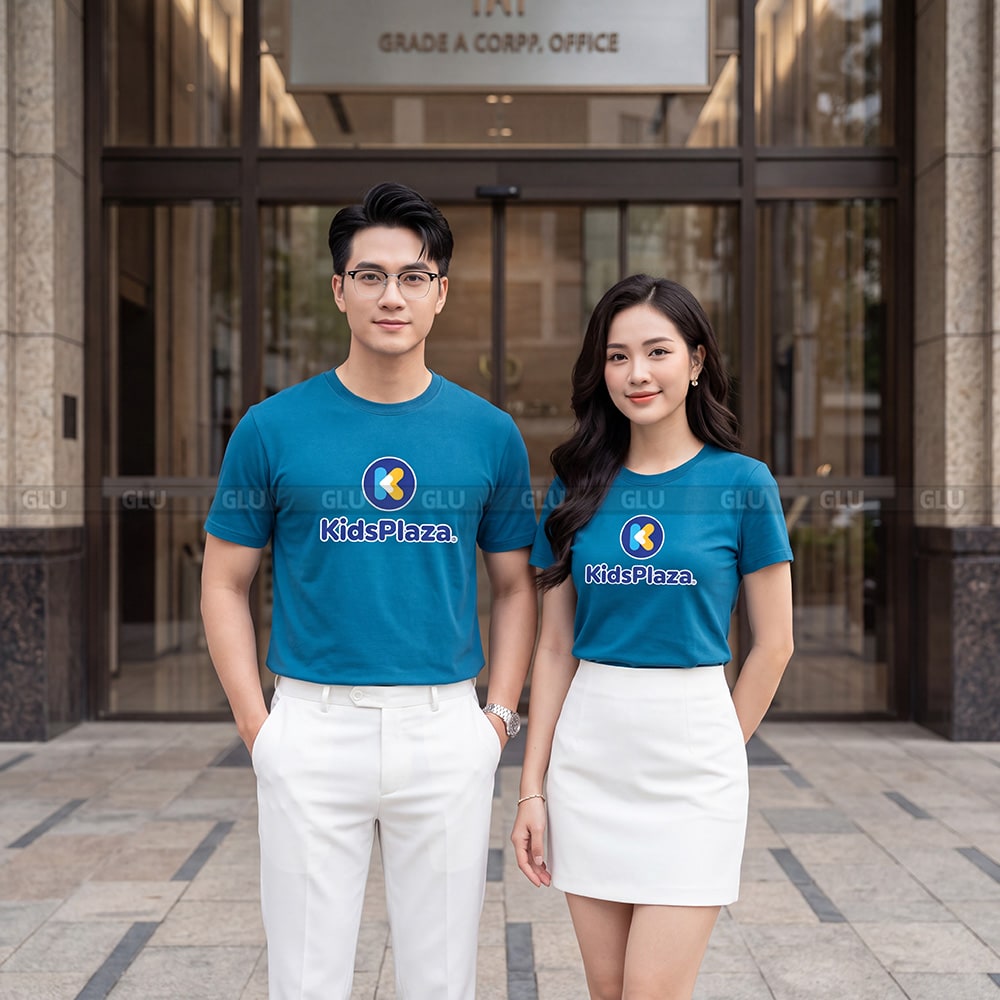 Áo thun cổ tròn may sẵn chất vải Cotton 4 chiều siêu bền màu 3