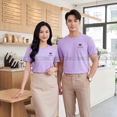 Áo thun cổ tròn may sẵn màu tín đẹp CT01002 1