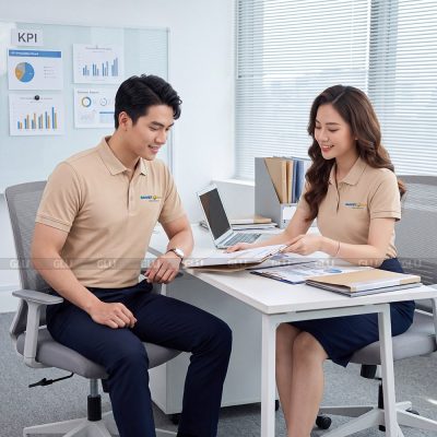 Áo thun polo đồng phục công ty có sẵn số lượng lớn PLS02027 1
