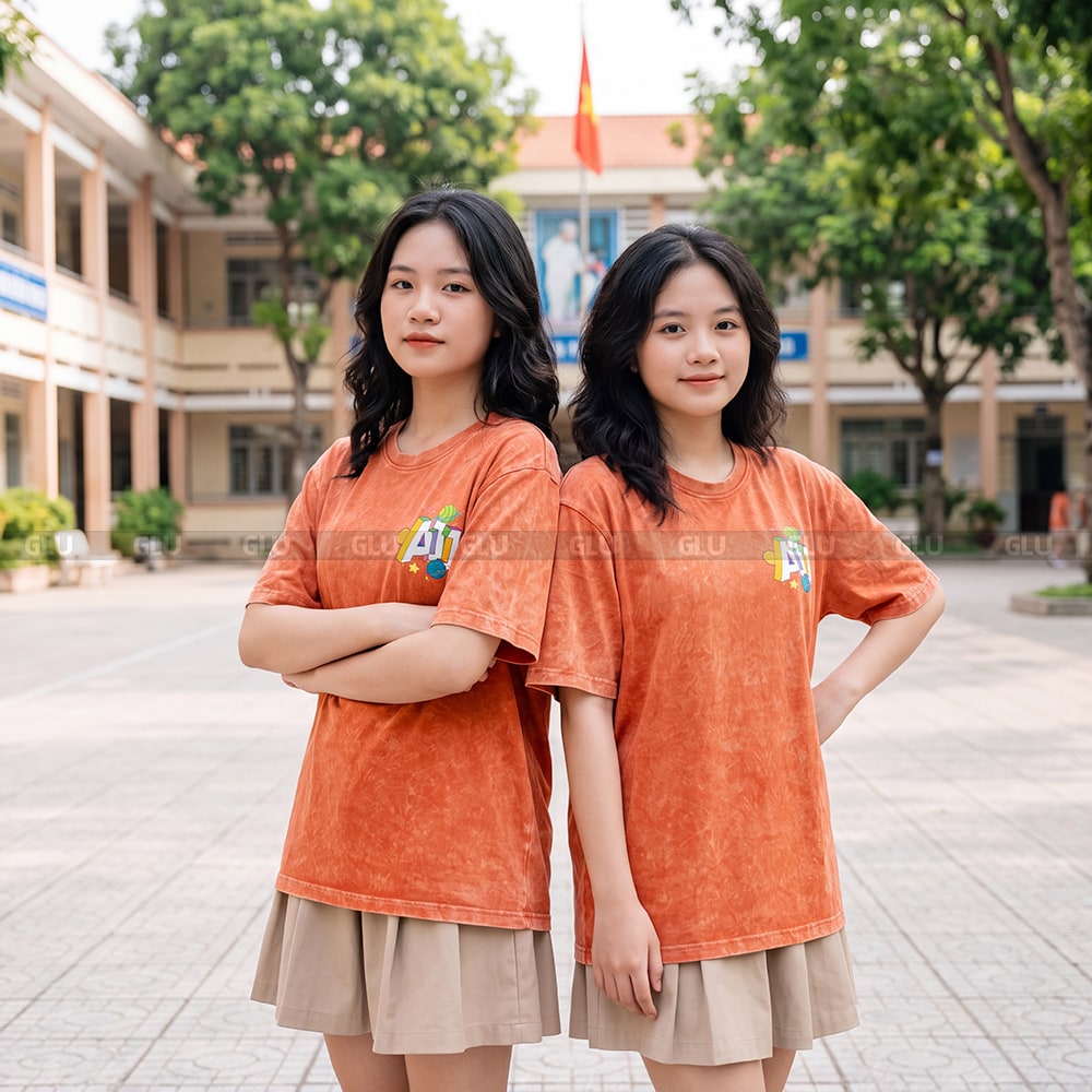 Đặt áo lớp cổ tròn giá rẻ 2