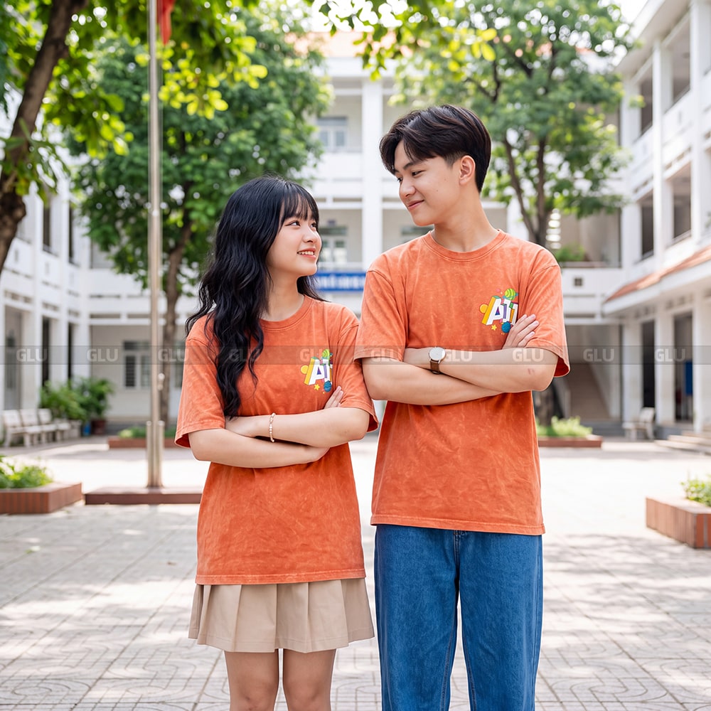 Đặt áo lớp cổ tròn giá rẻ 3