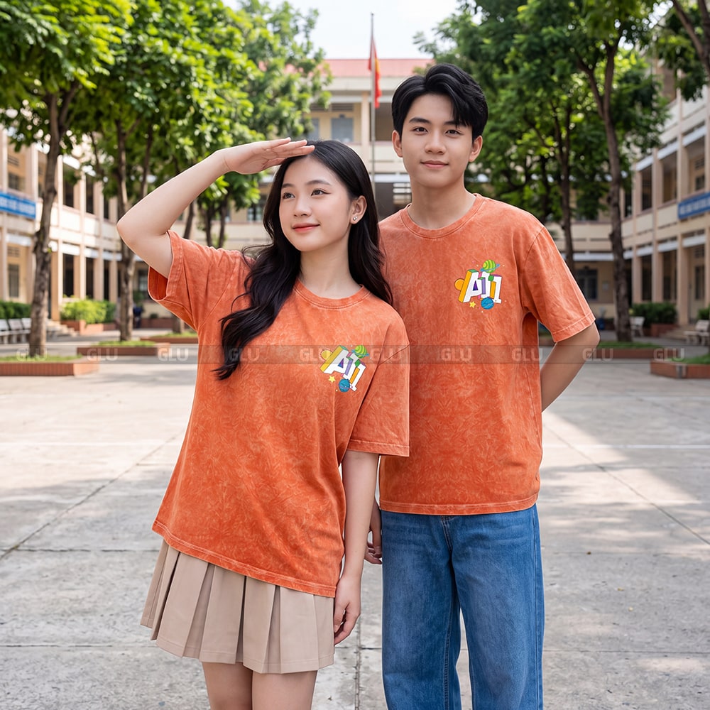 Đặt áo lớp cổ tròn giá rẻ 6