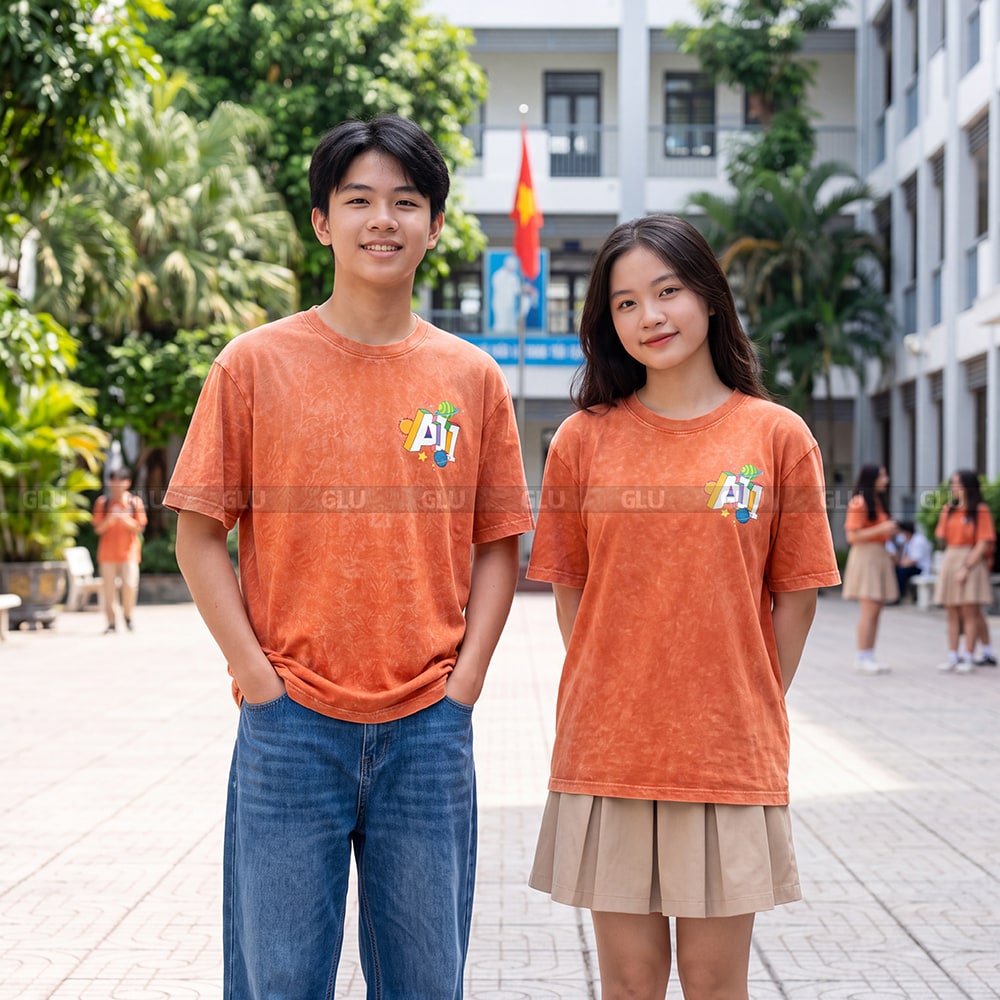 Đặt áo lớp cổ tròn giá rẻ 7