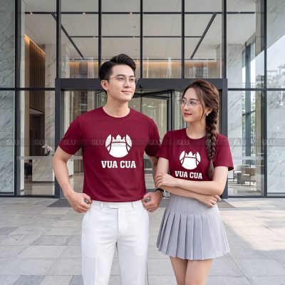 Đồng phục cổ tròn may sẵn giá rẻ nhận may in logo theo yêu cầu 4