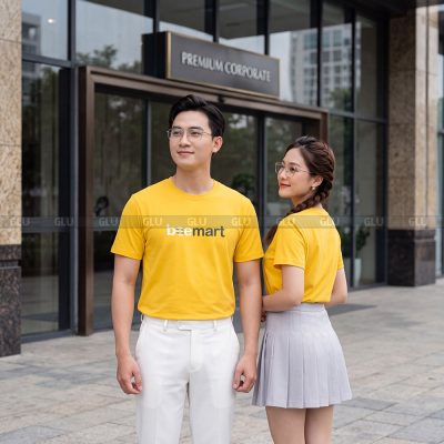 Đồng phục cổ tròn may sẵn may gia công tỉ mỉ giá rẻ 4