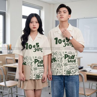 Đồng phục lớp sơ mi thiết kế đẹp theo yêu cầu 3