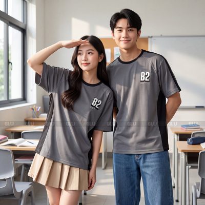 In đồng phục lớp 12A3 sắc nét với hình thiết kế riêng 7