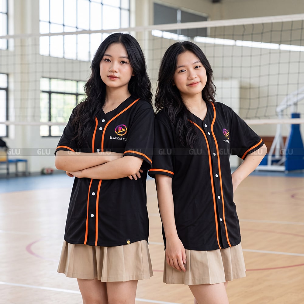 Mẫu áo lớp bóng chày đẹp hiện đại 2