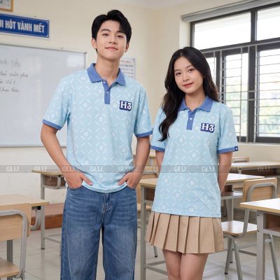 Mẫu áo phông đồng phục lớp đẹp và hiện đại 2
