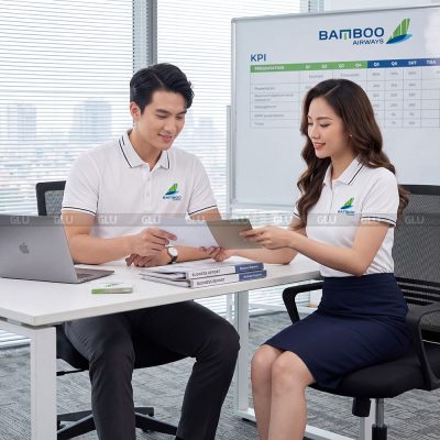 Mẫu áo polo đồng phục có sẵn màu trắng đẹp 1