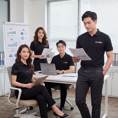 Mẫu đồng phục áo polo cao cấp may sẵn cao cấp 1