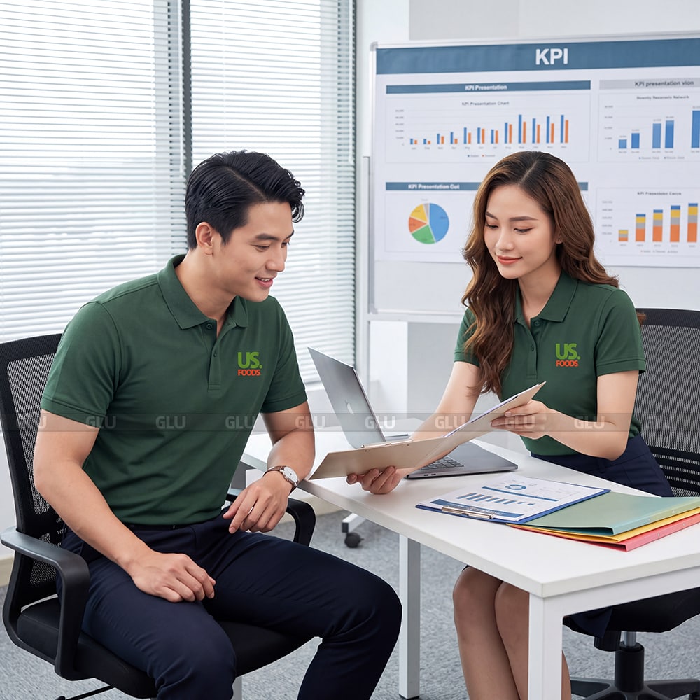 Mẫu đồng phục áo polo cao cấp may sẵn kiểu dáng sang trọng 3