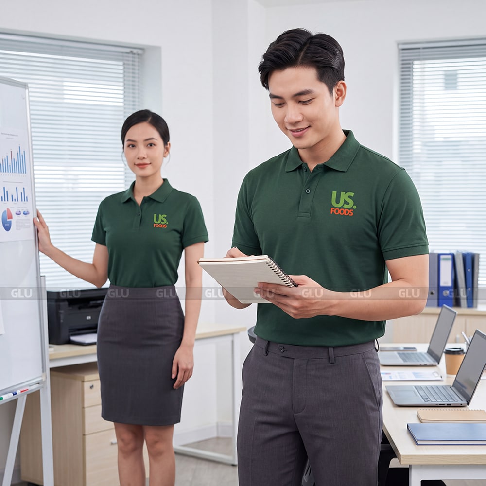 Mẫu đồng phục áo polo cao cấp may sẵn kiểu dáng sang trọng 4