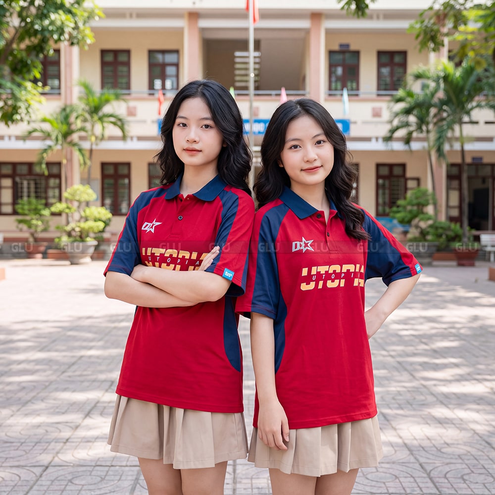 May áo đồng phục lớp polo theo yêu cầu 1