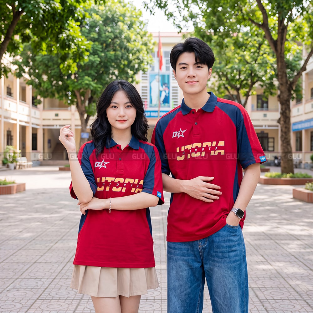 May áo đồng phục lớp polo theo yêu cầu 2
