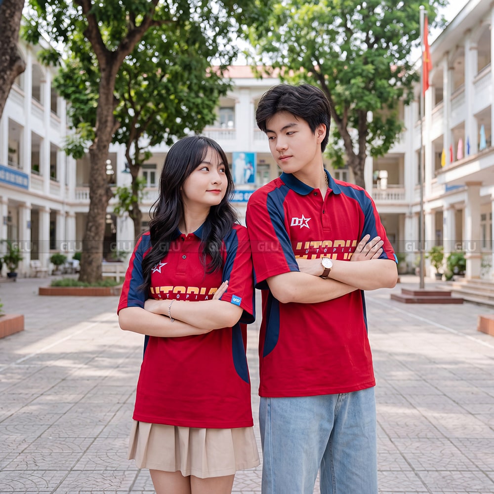 May áo đồng phục lớp polo theo yêu cầu 4