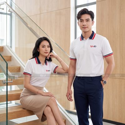 Xưởng may áo thun polo nam nữ giá rẻ có sẵn PLS04050 7