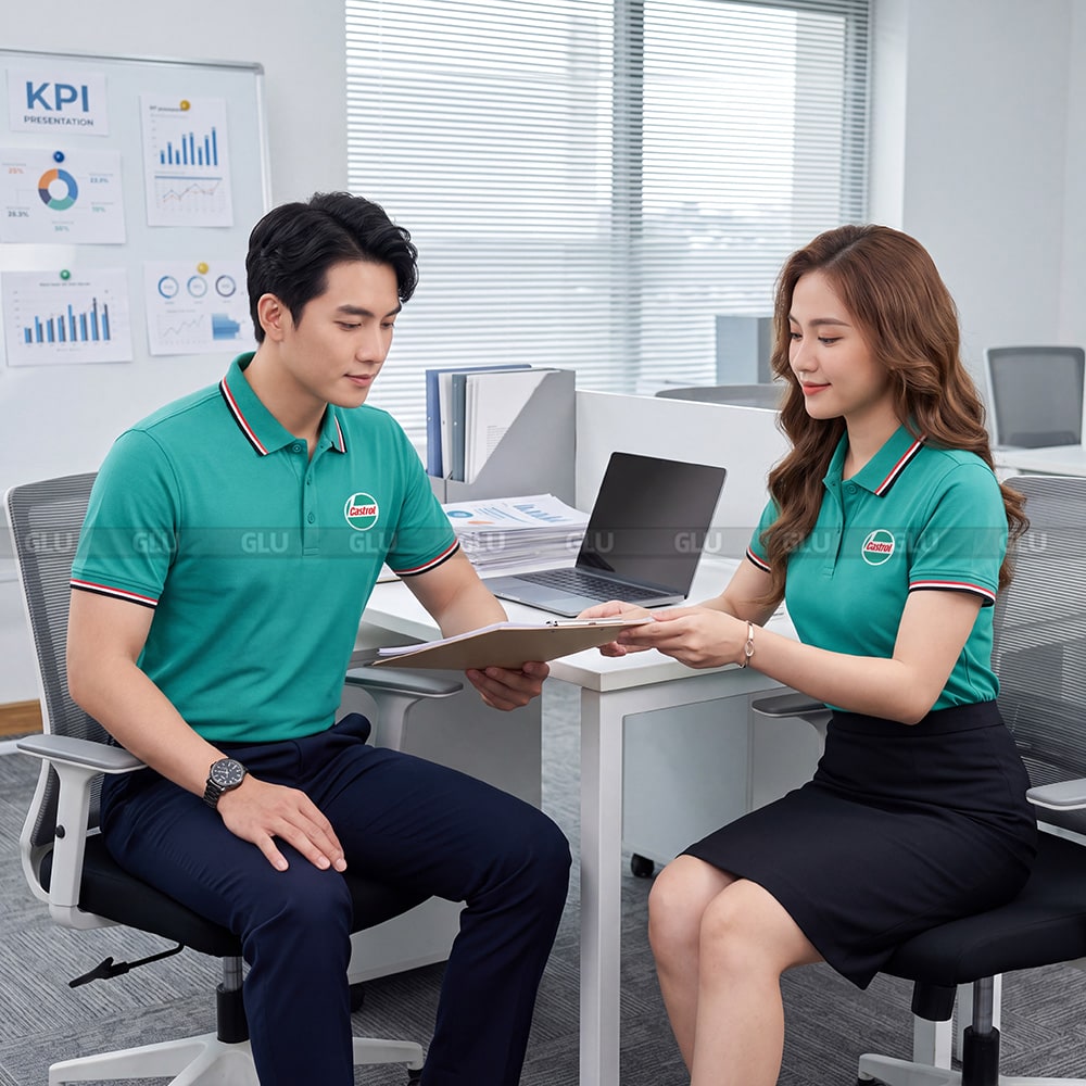 Công ty may áo polo đồng phục có sẵn chuyên nghiệp 1