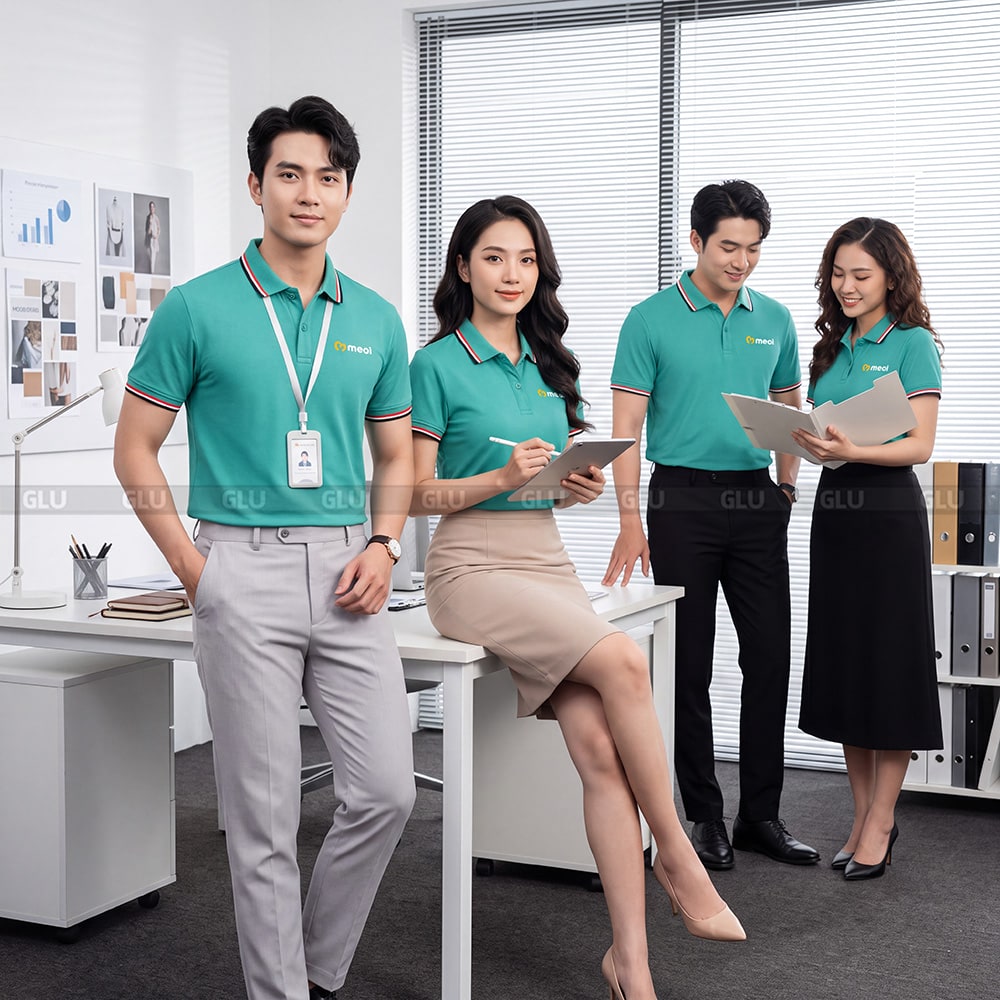 Polo đồng phục may sẵn cao cấp 1