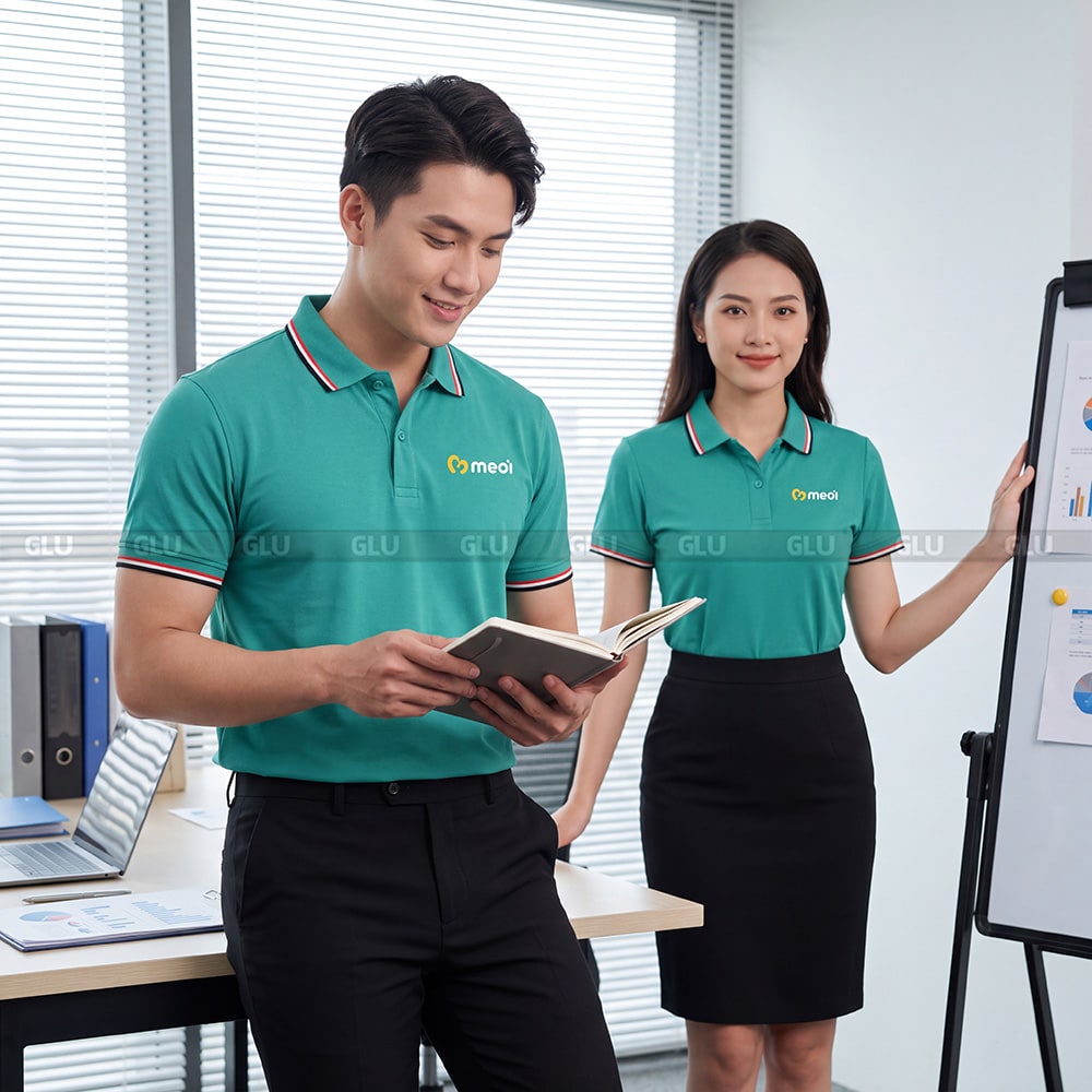 Polo đồng phục may sẵn cao cấp 2